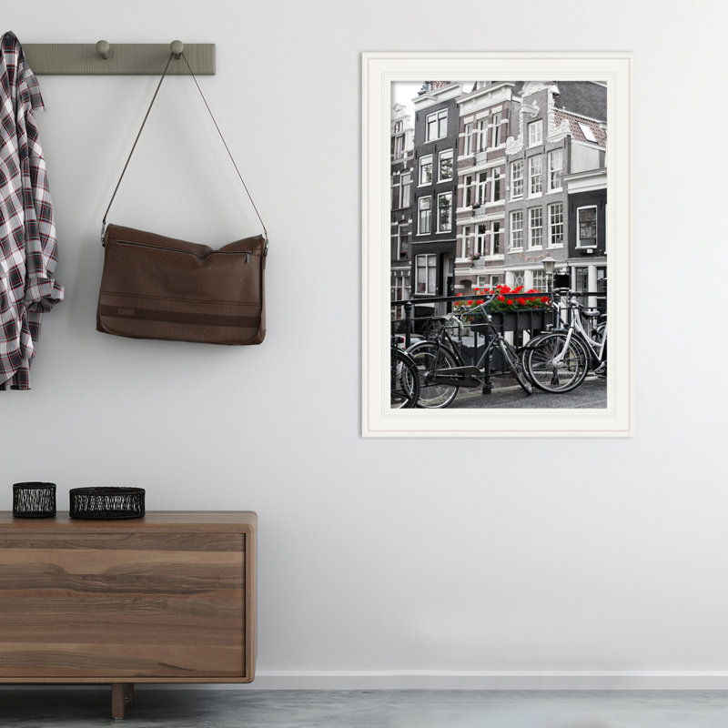 Cadre photo simple en bois Nisbett, 24 po x 36 po