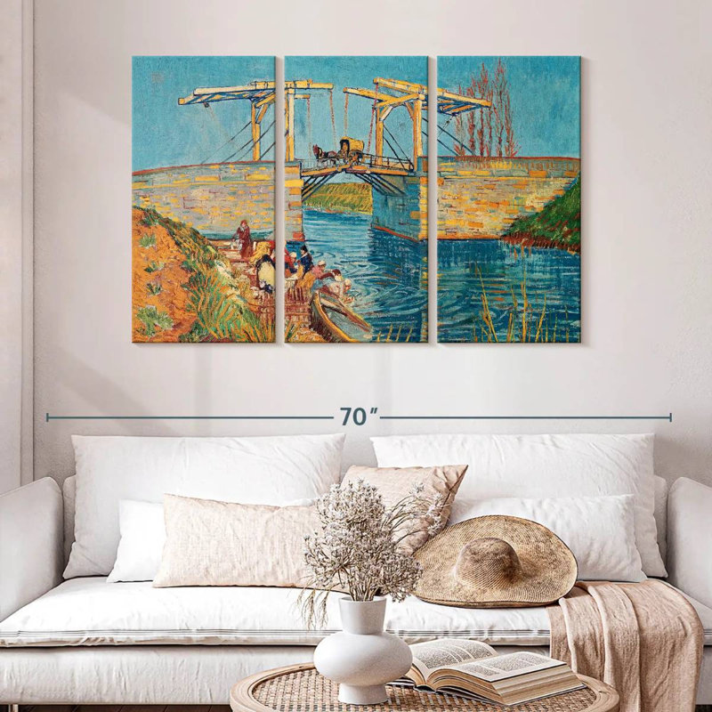 Lilie Bridge Of Arles, 32" H x 50" W