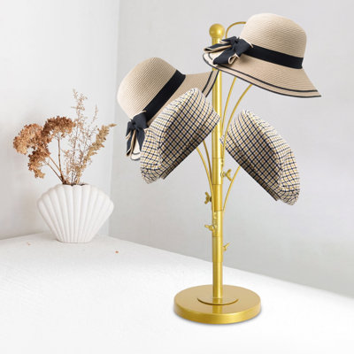 Présentoir à chapeaux moderne 5 crochets