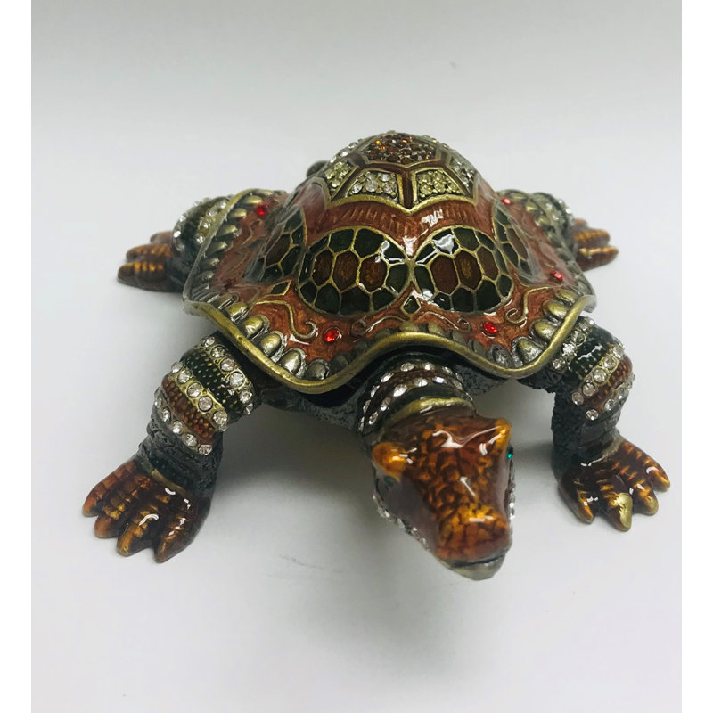 Coffret décoratif tortue