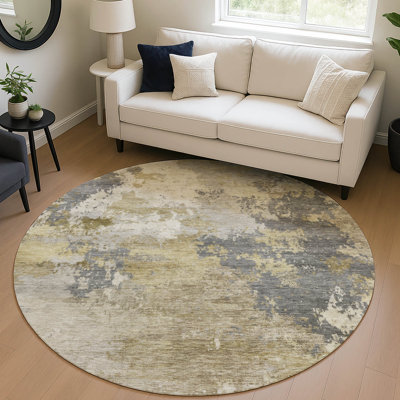 Machine Washable Indoor/Outdoor Earleville ACN2367 Abstract Rug