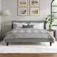 Helaina Upholstered Wingback Bed