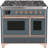 ILVE Majestic II Series 40 inch Dual Fuel Range with 6 Sealed Burners, Griddle (Glass Door)-48279861-60219580