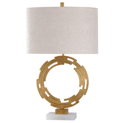 Calwa 31" Gold/White Table Lamp