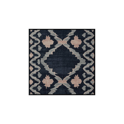 Machine Washable Gray Area Rug