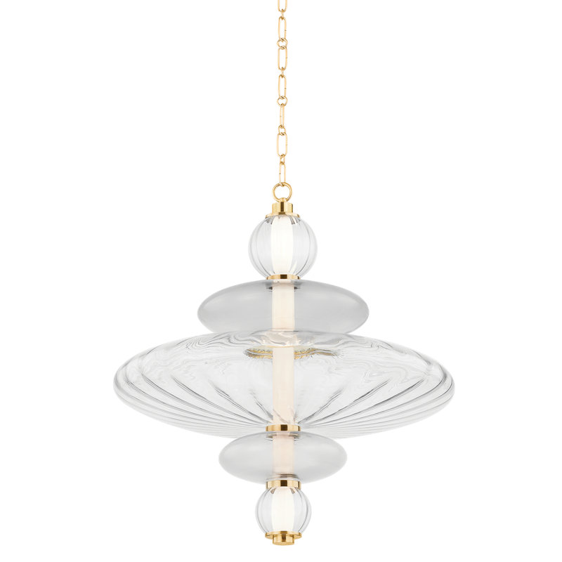 WILLIAMS PENDANT, 27.25" H x 24.75" W x 24.75" D