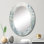 Miroir mural ovale, miroir décoratif moderne - Kaleburnu