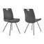 Chaise d'appoint rembourrée en métal Preston (ensemble de 2)-1637125649