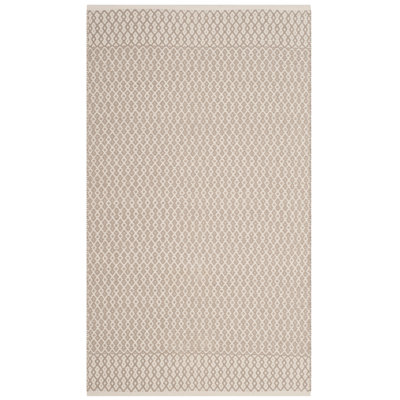 Bester Hand Woven Cotton Geometric Rug