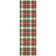 Premium Machine Washable Dockside AMF1817 Christmas Plaid Rug
