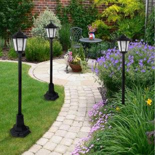 Natural Solar Powered Integrated LED Pathway Light (Set of 2)
