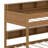 Bunk Bed Frame With Trundle And Storage Shelves, Solid Wood Floor Bunk Bed With Ladders And Guardrails-125124729-125124731