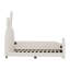 Lit princesse simple tapissier avec oreilles de lapin, lit plateforme avec tête de lit et pied de lit pour enfants-1326705144