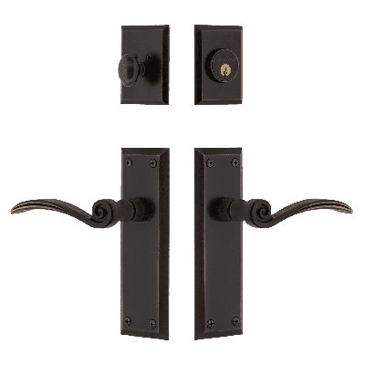 Nostalgic Warehouse New York Entry Set with Swan Lever