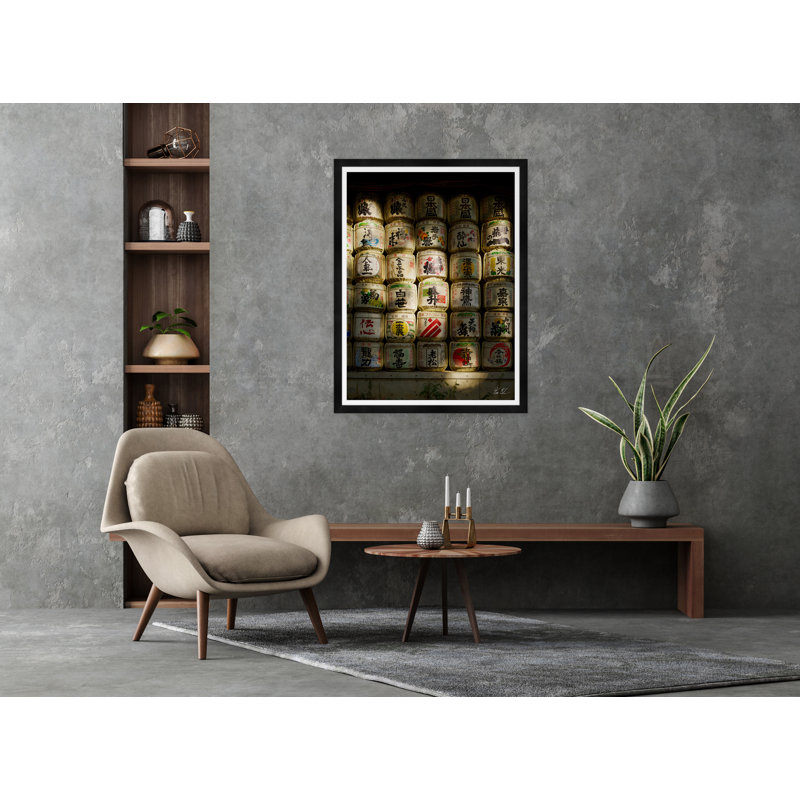 Sake Barrels Print by Tim Klein