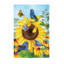 Sunflower Glory Suede Garden Flag