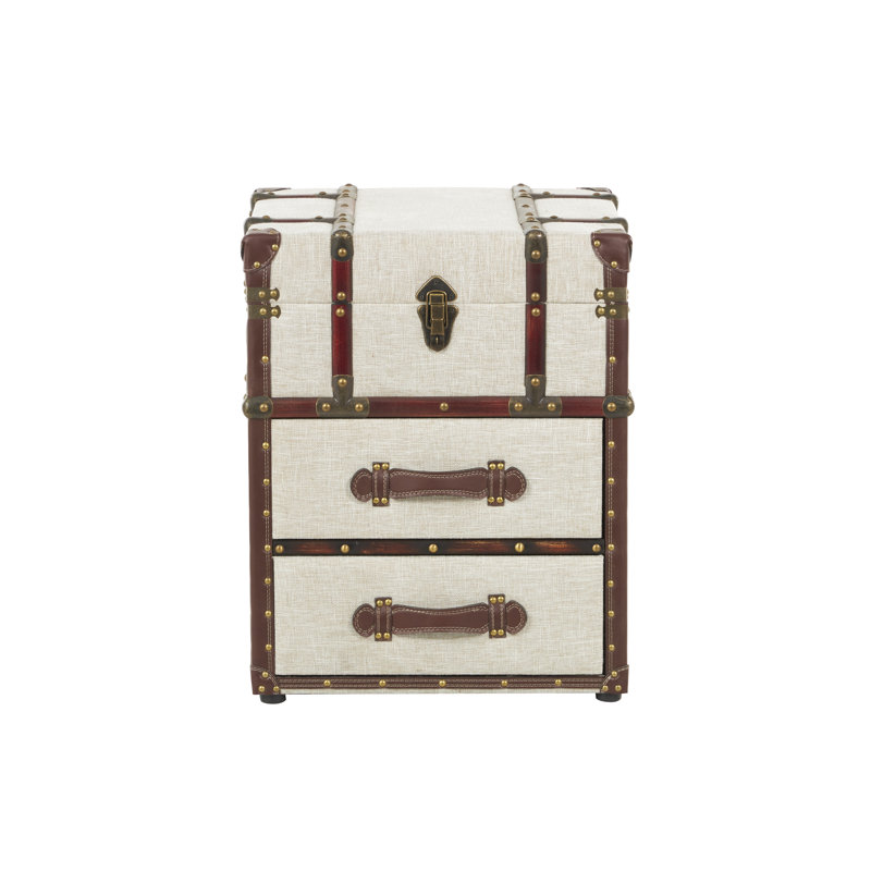 Amelyah Manufactured Wood Accent Trunk