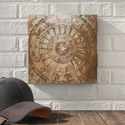 « bronze patined gear », reproduction d’impression sur toile
