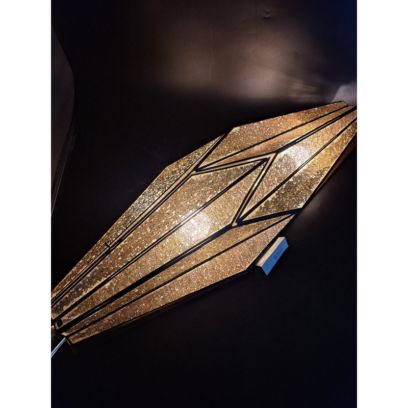 Distressed Tin & Glass Wall Sconce
