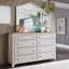Commode 8 tiroirs et miroir Harlowe