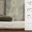 Tapis géométrique en laine touffeté à la main taupe-11076575