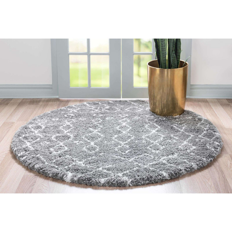 Walsenburg Oriental Indoor Rug, Round 8'