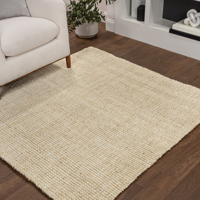 Ehmann Hand Woven Chunky Jute Ivory Rug