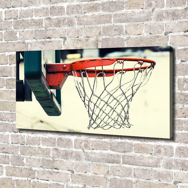 Basketball - Wrapped Canvas Print, 70cm H x 140cm W x 2cm D, Canvas
