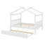 Lit en bois avec couchette