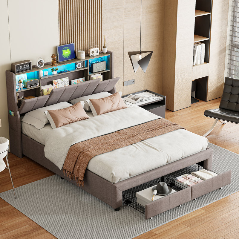 Storage Bed, European Kingsize (160 x 200 cm)