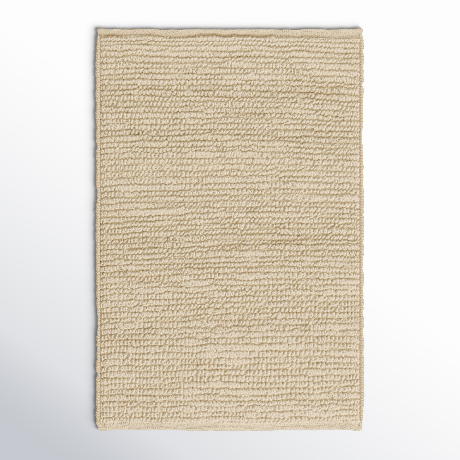 Khaja Ivory Hand-Woven Rug, Rectangle 2' x 3'