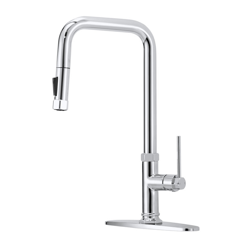 ABTIABGY Pull Down Kitchen Faucet, Chrome