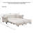 Modern Convertible Sleeper Sofa With Nailhead Trim