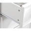 Unité de rangement de salon 7 tiroirs - Commode blanche avec intérieur spacieux et rayure - Armoire de rangement à 7 tiroirs-1462476714