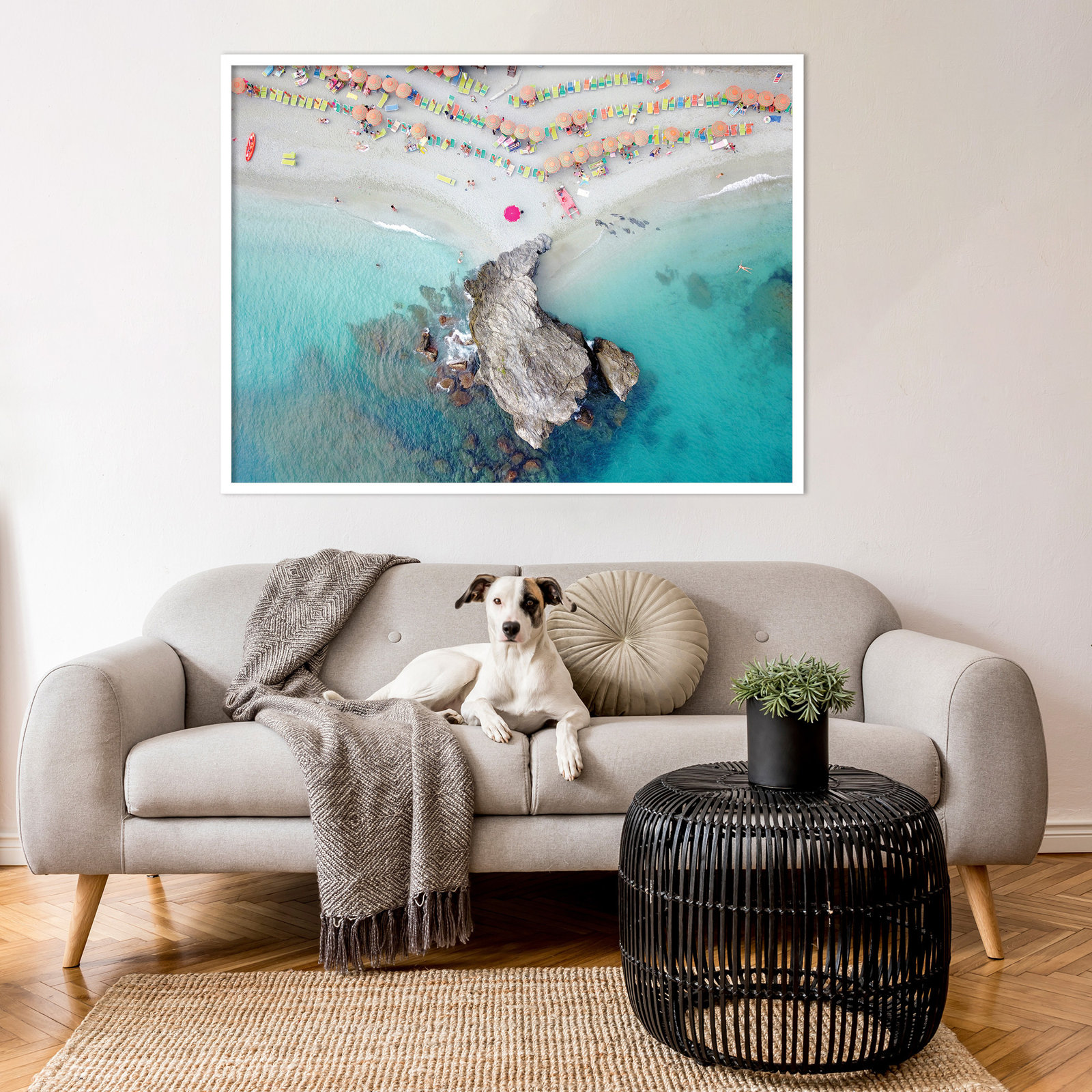 Monterosso 8 Photo Print, White, 31" H x 41" W
