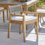 Chesapeake Outdoor Teak Dining Armchair