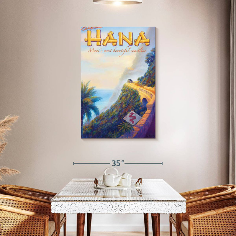 Aime Visit Hana, 45" H x 30" W