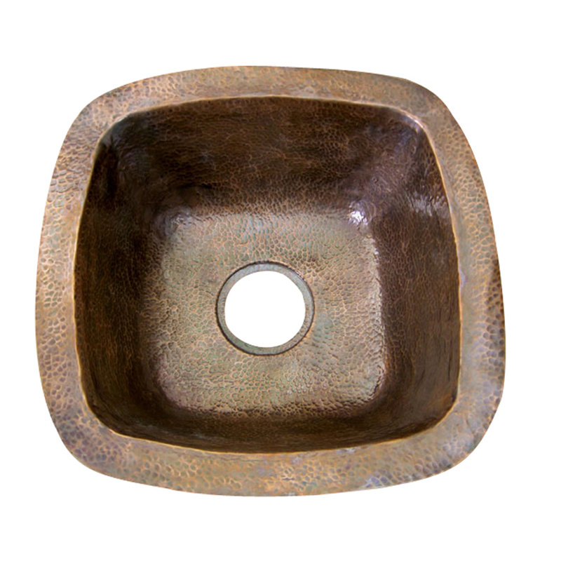 16'' L Single Bowl Copper Kitchen Sink