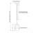 Seeded Glass Pendant Light for Kitchen Island, 7" Hand-Blown Art Glass Mini Hanging Light with Brushed Nickel Canopy, Dimmable, 1-Light