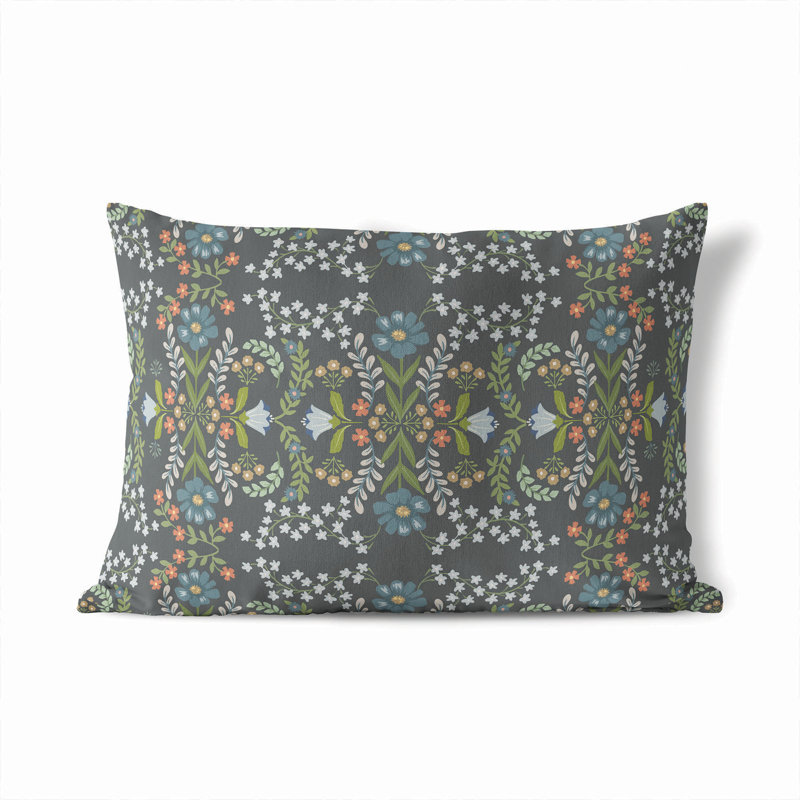 Coussin extérieur Cecelia, Gris anthracite