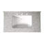 Comptoir en granit naturel DOIN de 91 cm (36 po) avec lavabo en céramique blanche