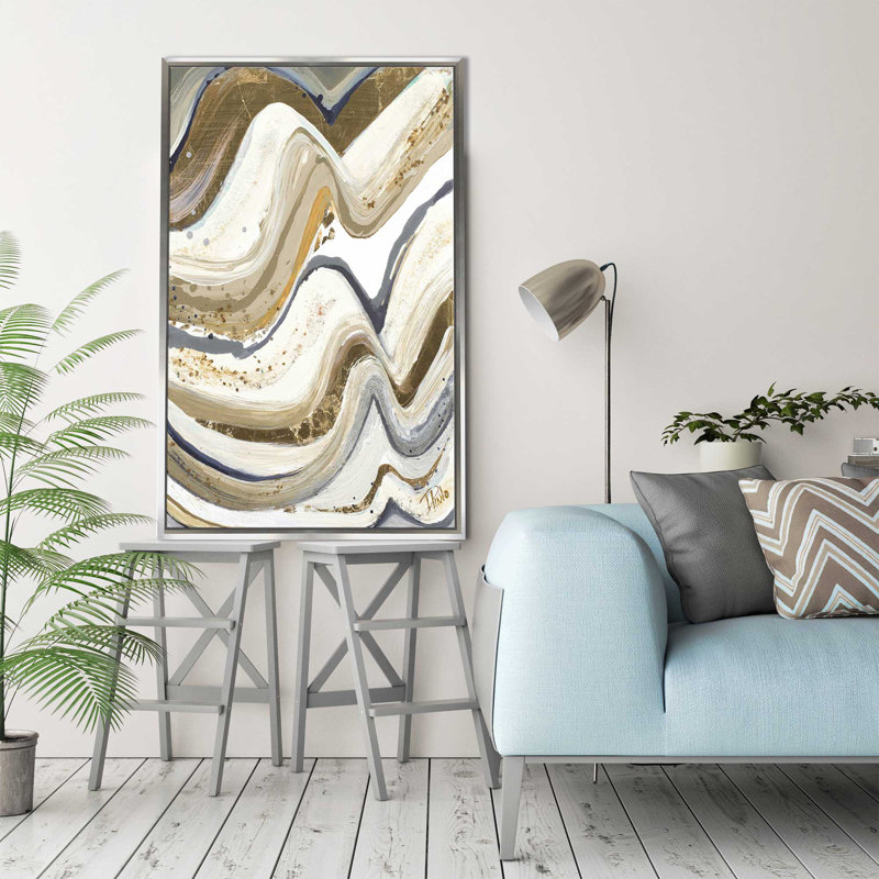 « new concept neutral », reproduction de peinture à l’acrylique sur toile encadrée, H 51,5 po x l 31,5 31,5 po x P 2 po