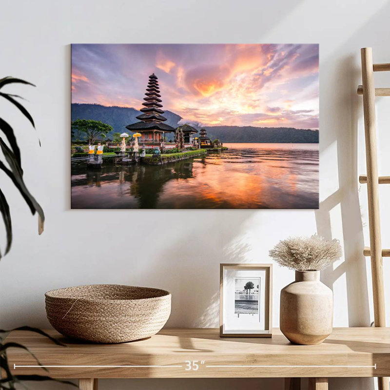 Adella Pura Bratan In Bali, 16" H x 24" W