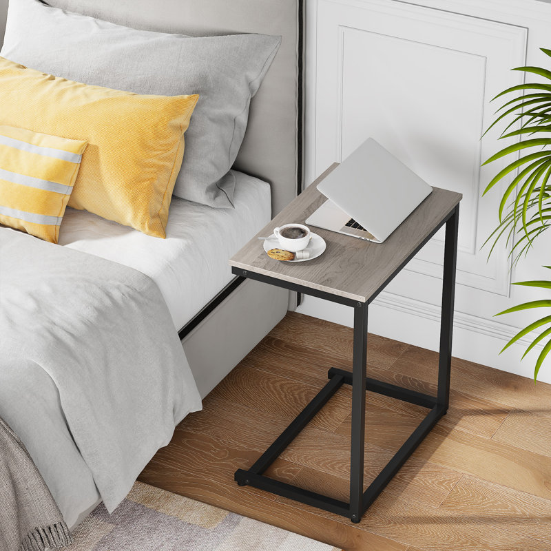 Table-plateau en forme de C, Gris