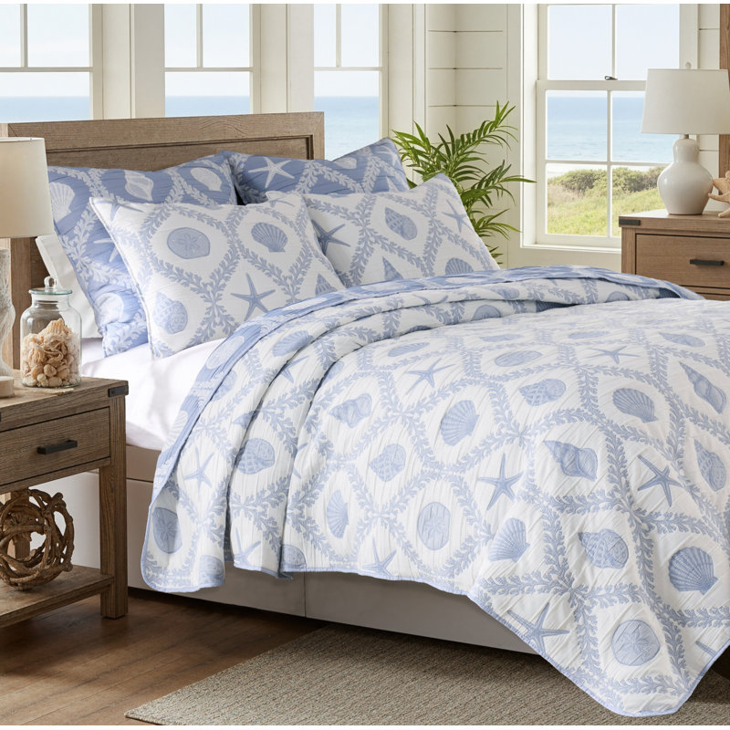 Ensemble de couvre-lit en chambray Laguna de Greenland Home Fashions – Twin/XL, 2 pièces