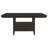 Arlyle 78-inch Extension Counter Dining Table Cappuccino