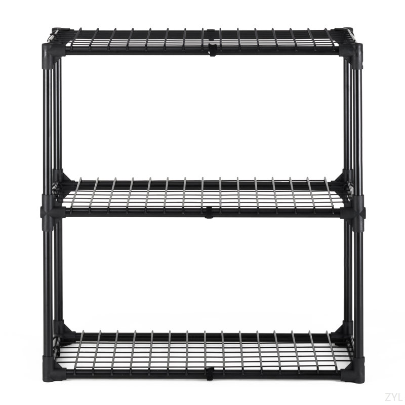 3-SHELF WIRE RACK(1PACK), 31" H x 29" W x 14" D