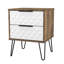 Harlequin 45cm W Manufactured Wood Bedside Table-1174837433