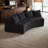 Corduroy Curved Sectional Sofa With Four Pillows,2 Modules-1680643387