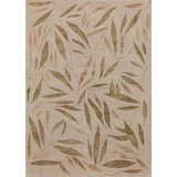 Ceylon Floral Area Rug in Light Copper/Tan